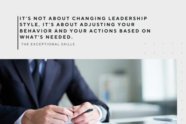 changing leadership style